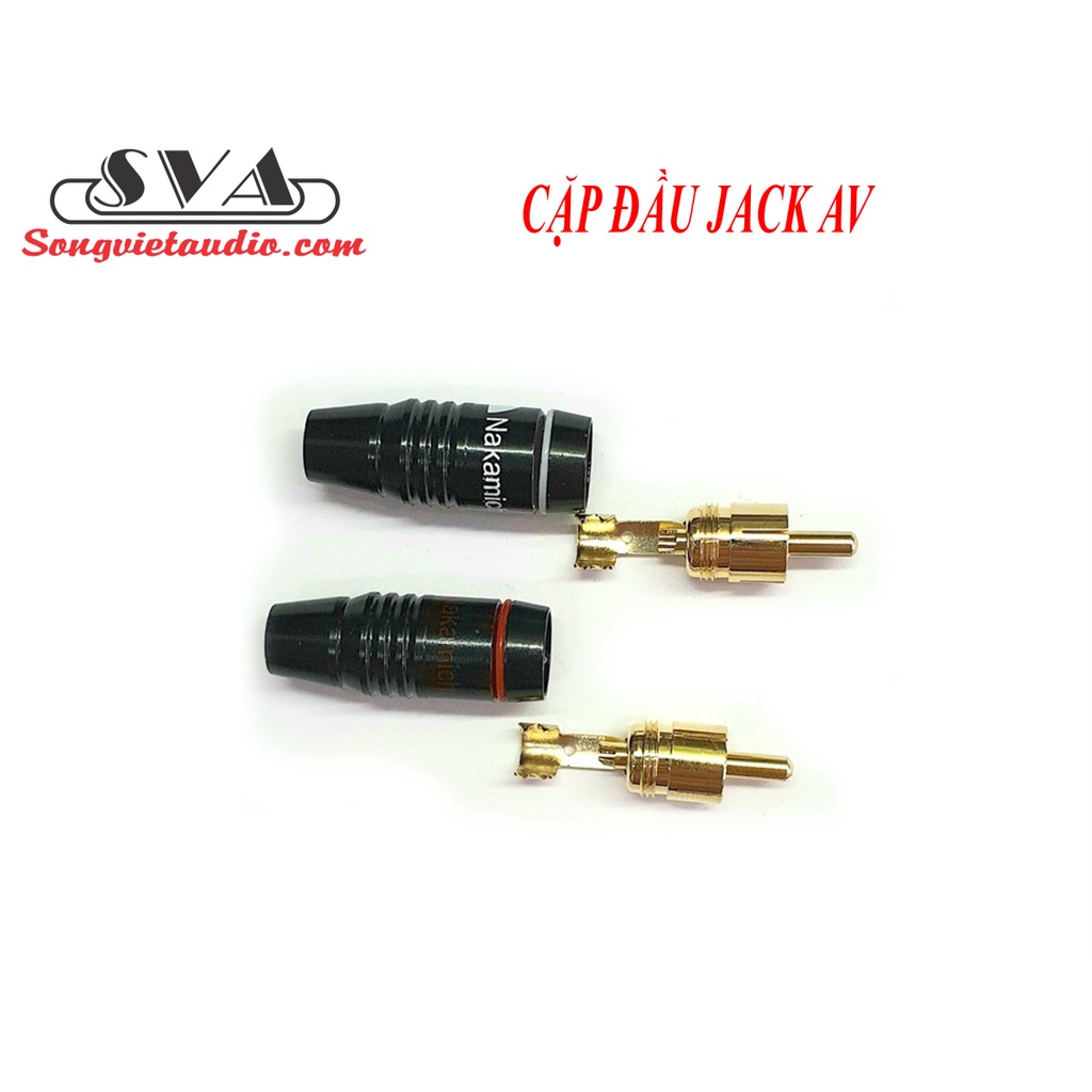 ĐẦU JACK AV CHẤT LƯỢNG CAO - 1 CẶP