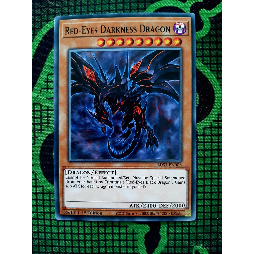 Thẻ Bài Mint90 Yugioh Monster Red-Eyes Darkness Dragon