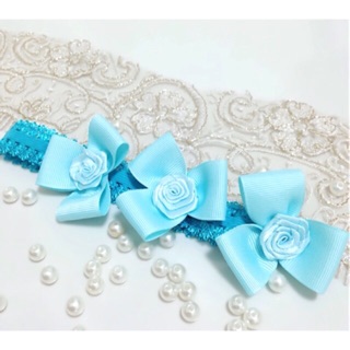 Băng đô thun ruy băng handmade cho bé