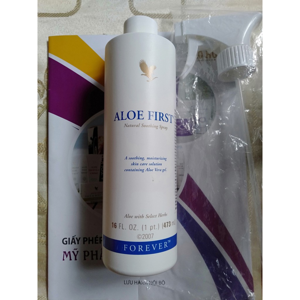 [CHÍNH HÃNG] XỊT KHOÁNG Làm Dịu Da Aloe Firts. #040Flp. 473ml. Tặng kèm bình xịt 50ml