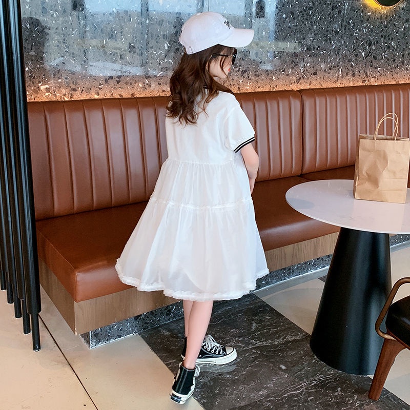 Đầm Công Chúa Thời Trang Mùa Hè Hàn Quốc Phong Cách Phương Tây Kiểu Mới 2022 Cho Bé Gái