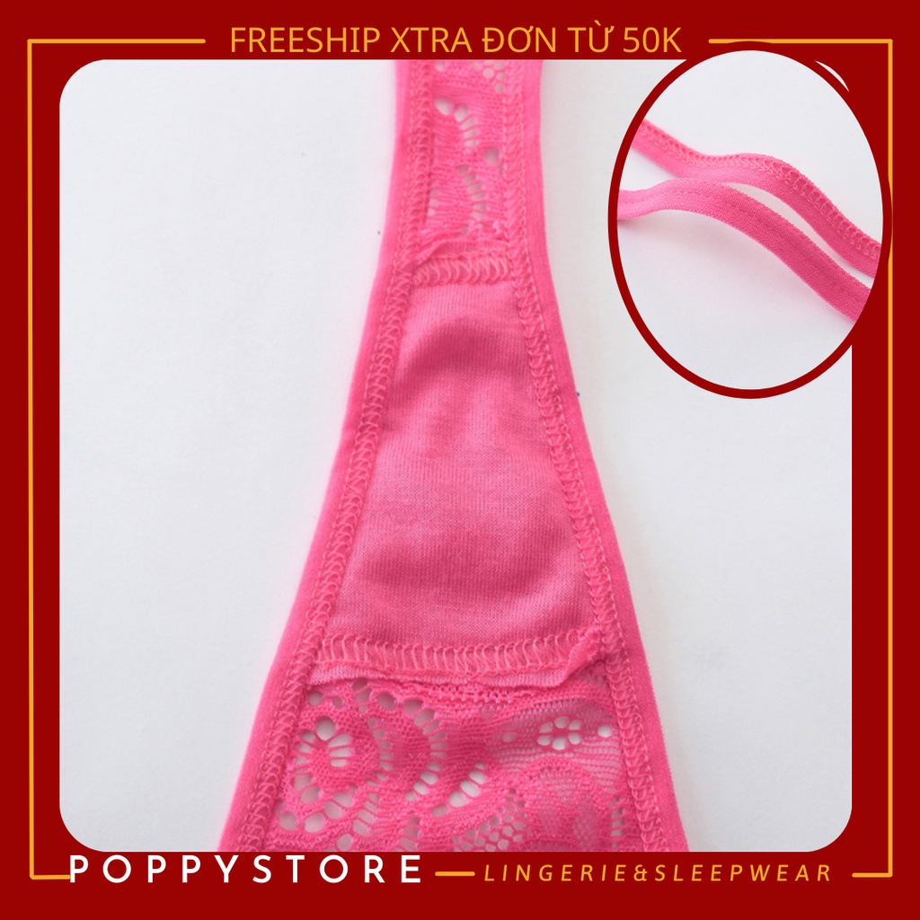 Quần lót cột dây - quần chip lọt khe nữ siêu sexy - quần xì gợi cảm freesize nhiều màu sắc, vải ren mềm mịn, thoáng mát.