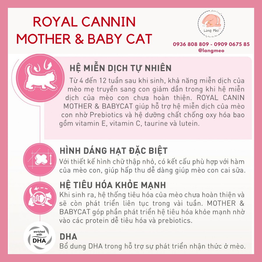 Hạt khô Royal Cannin Mother & Baby Cat