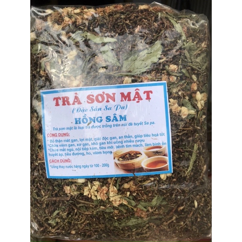 Trà Sơn Mật Hồng Sâm đóng gói 1kg - Nhiều hoa, cỏ ngọt cực ngon