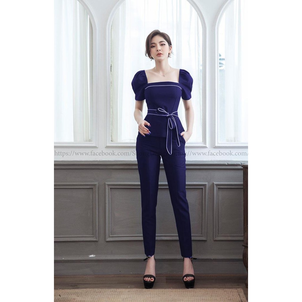 [Mã FAMAYWA2 giảm 10K đơn 50K] Set Trang Phục Tay Phồng Cực Xinh Đồ Bộ Nữ Công Sở Chất Cát Hàn Dày Dặn, Không Xù | BigBuy360 - bigbuy360.vn