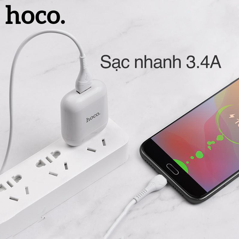 Dock sạc nhanh Hoco HK2 Cổng USB 5V/3.4A cho Smart phone - Table