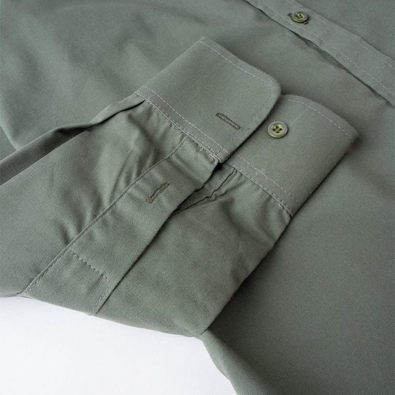 Áo sơ mi tay dài cao cấp JKSG, áo thêu chữ Amake hông phong cách, chất vải cotton mềm mịn thoáng mát, không phai màu