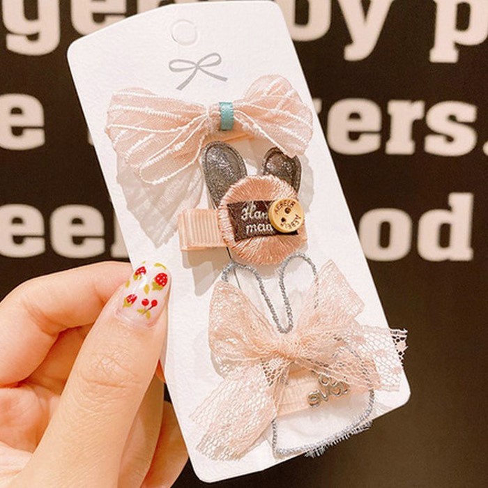 Set Kẹp Tóc Hàn Quốc Cute Sang Chảnh cho bé gái