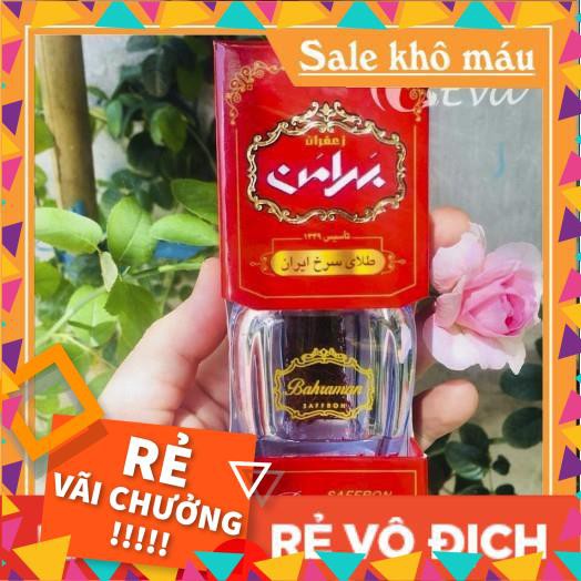 1gr Saffron Negin Iran Chính Hãng Thương Hiệu Bahraman (hộp dài)/Nhụy Hoa Nghệ Tây Iran Loại Negin