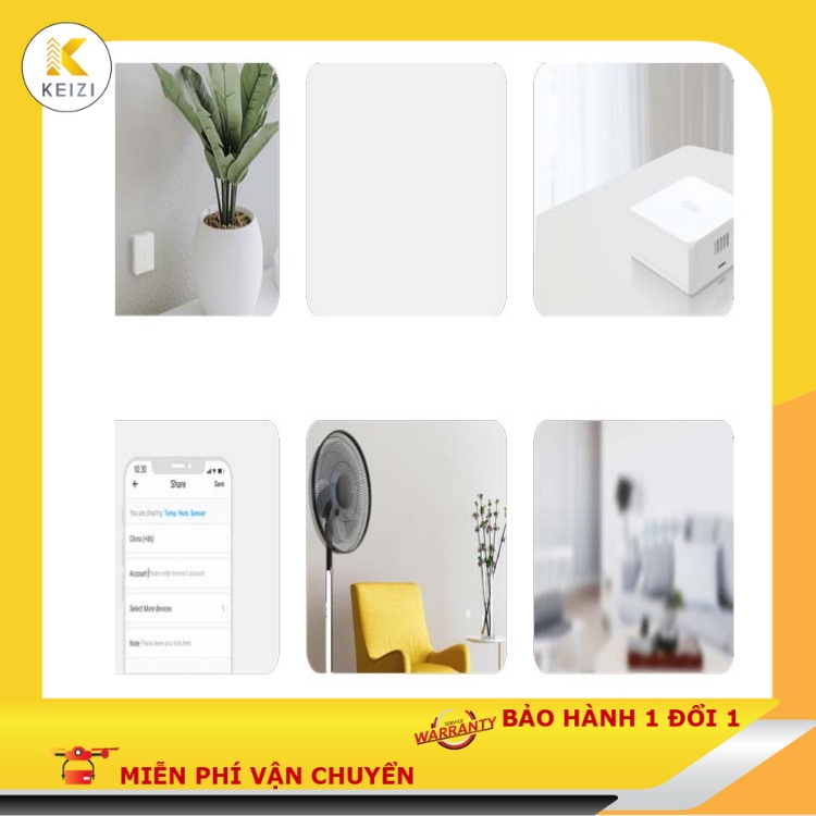 Cảm biến nhiệt độ độ ẩm Zigbee Sonoff Zigbee SNZB-02 đã bao gồm Pin CR2450