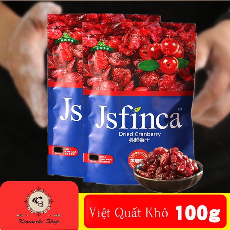 Việt Quất Khô JINGSONG MANOR 100g - Xuất xứ Hoa Kỳ