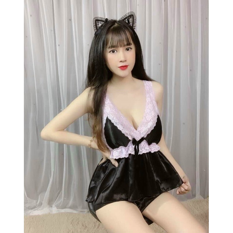 🌹ĐỒ NGỦ SEXY PHI MÚT PHỐI REN BẢN TO🌹 | BigBuy360 - bigbuy360.vn