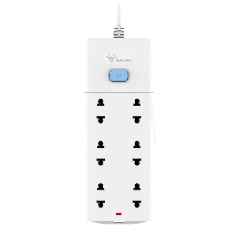 Ổ Cắm Điện Gongniu V1060-30 6 Lỗ 1 Công Tắc Dây 3 Mét