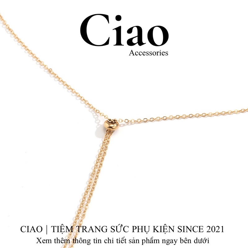[HOẢ TỐC 1H] Vòng bụng/ Vòng eo thiết kế dây rút mã 06 phong cách trendy mới lạ Ciao accessories
