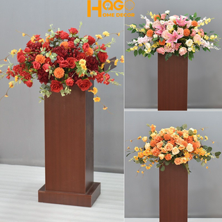 Lẵng hoa lụa hoa giả để bục phát biểu bục giảng bục thuyết trình trang trí sự kiện hoặc để bàn, kệ tủ đẹp
