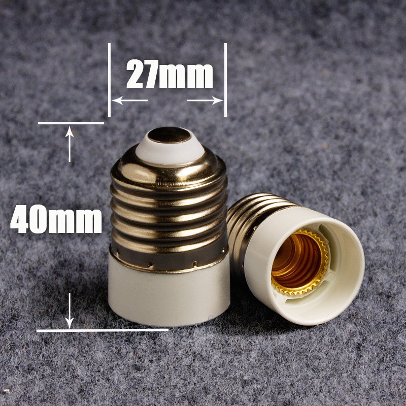 5 đuôi đèn chuyển đổi từ E27 sang E14
