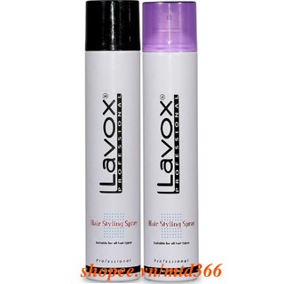 Keo Xịt Tóc Giữ Nếp Cứng Và Mềm Lavox 420ml Chính Hãng.