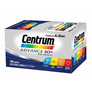 Vitamin tổng hợp cho người cao tuổi Centrum Advance 50+ 100 viên