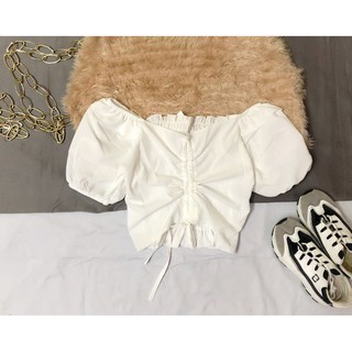 áo kiểu rút dây giữa ngực