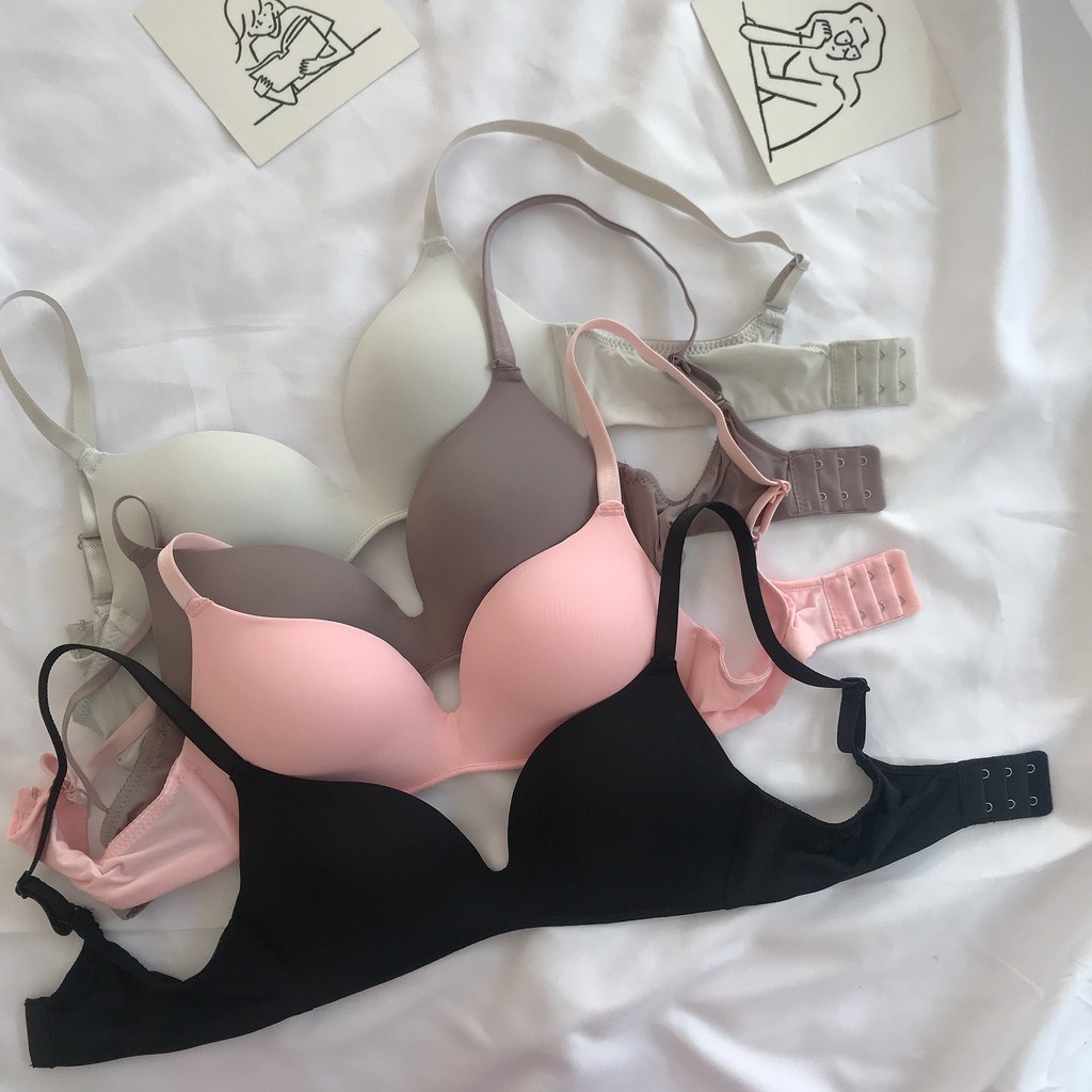 Áo ngực không gọng, áo lót không gọng dây nhỏ su đúc tạo khe rút dây thun lạnh cao cấp thoáng khí siêu hot giá rẻ  AL06 | BigBuy360 - bigbuy360.vn