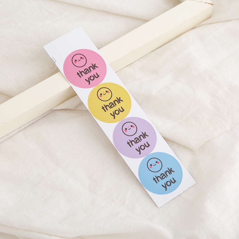 Sticker Dán Trang Trí Hình Mặt Cười Dễ Thương Phong Cách Hàn Quốc