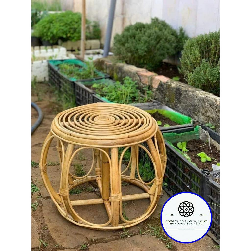 Đôn Mây Song Cao Cấp, Thay Thế Bàn Trà Đi Kèm Với Ghê Mây Sò, Ghê Thư Giãn, Thanh Lịch Trang Nhã, Tinh Tế