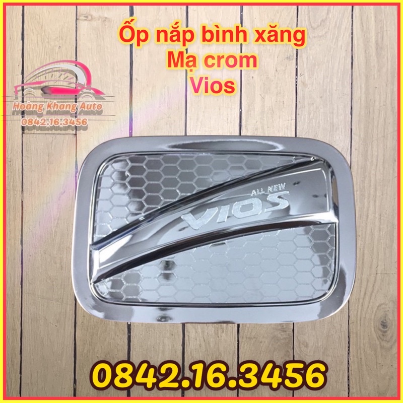 Ốp Nắp Bình Xăng Xe Vios 2019 - 2020 - 2021 Mạ Crom