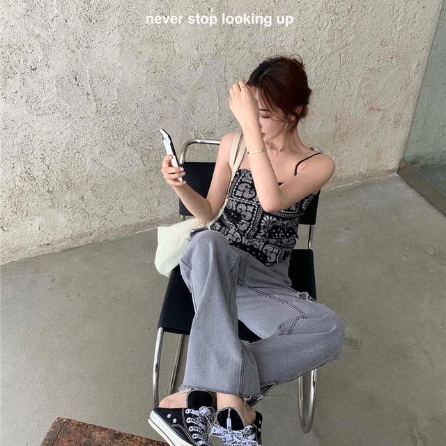 Áo hai dây nữ cộc tay lưng cao quyến rũ