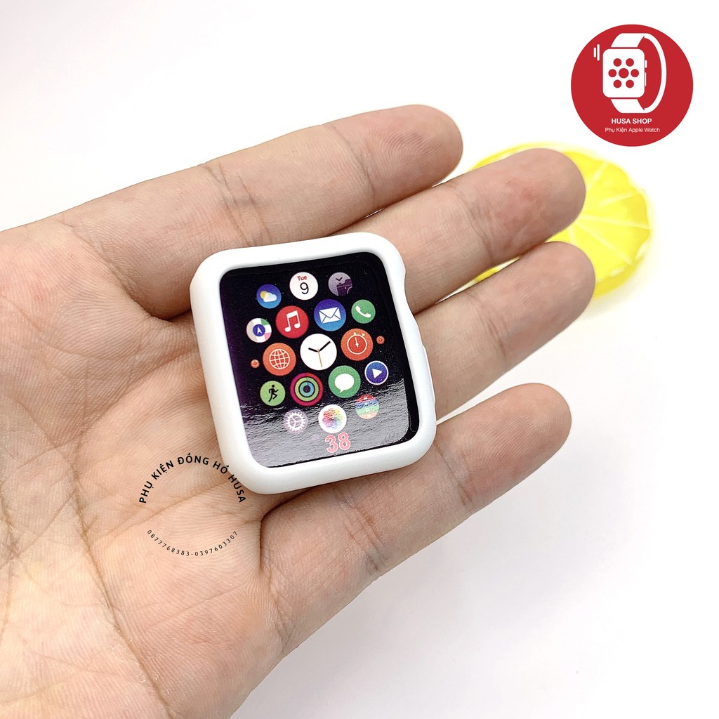 Ốp Viền Silicon Dẻo Bảo Vệ Máy Cực Tốt cho Apple Watch series 1/2/3/4/5/6/se