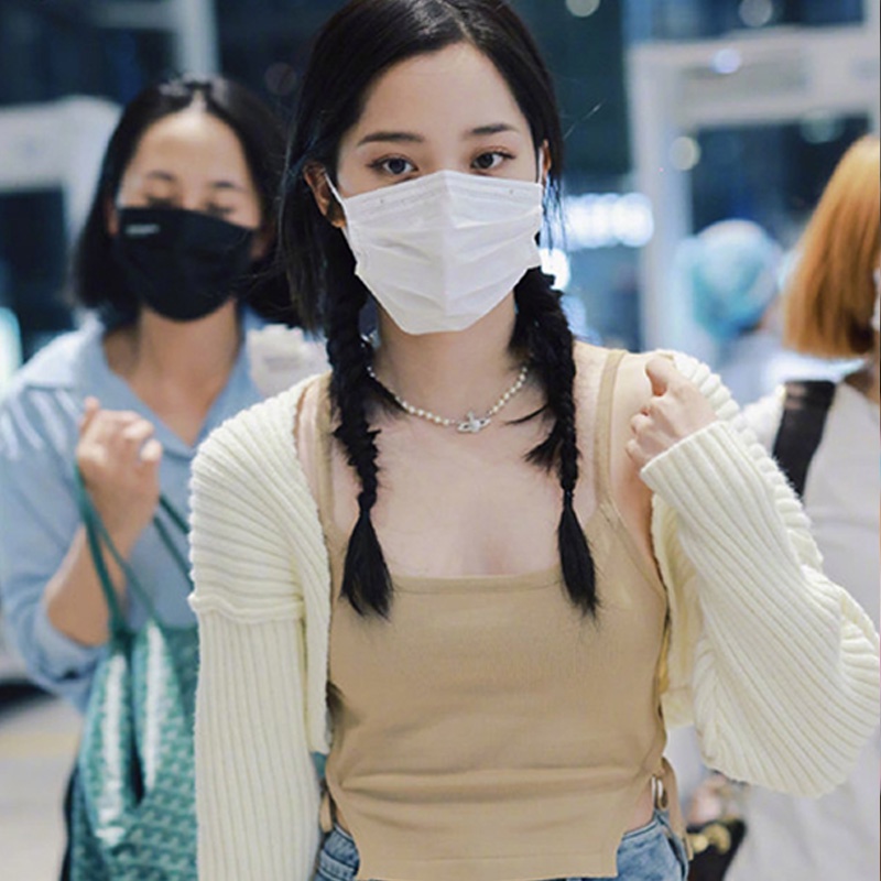 Vòng cổ MANYUE kiểu chuỗi ngọc trai giả mặt hành tinh đính đá phong cách Hàn Quốc thời trang dành cho nữ