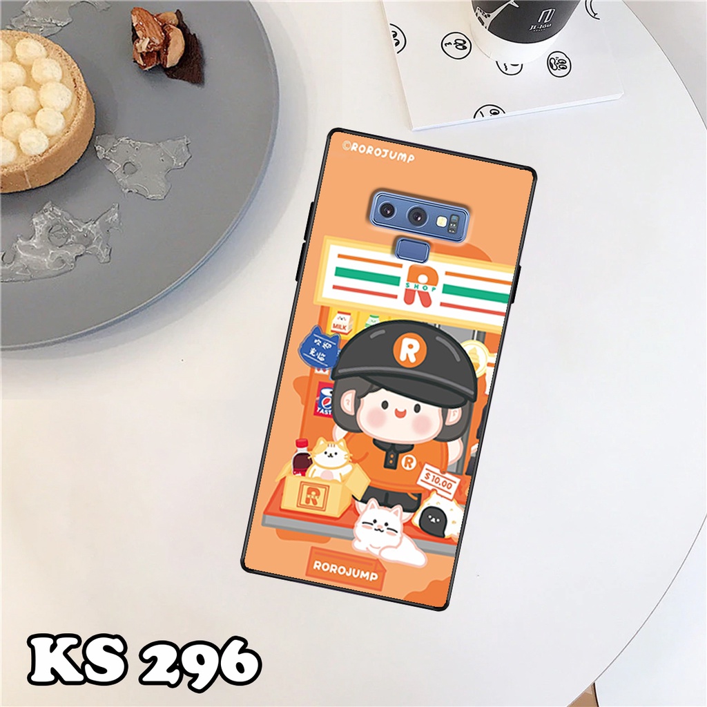 Ốp lưng Samsung Note 9 - Samsung Note 8 - Samsung Note 7 (Note Fe) - Ốp in hình Ngân hà &amp; Roro Jumb - Chất liệu TPU