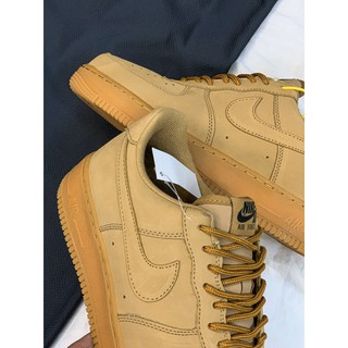 Giày NIKE AIr force 1 nâu da
