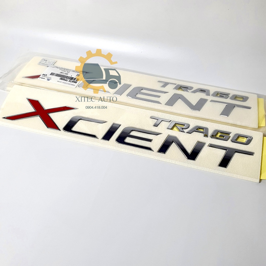 Chữ Trago Xcient - Xi mạ chính phẩm Mobis