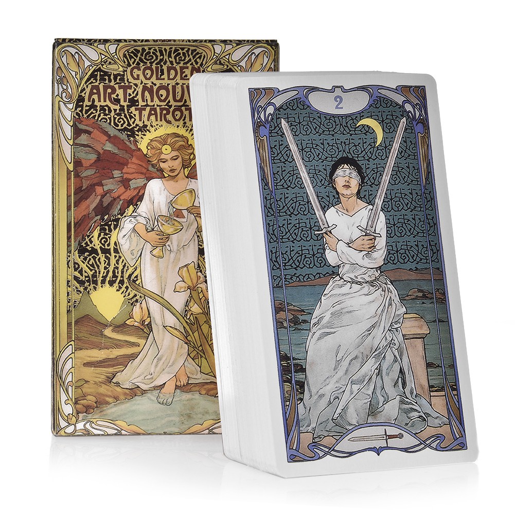 Bộ thẻ bài tarot Golden Art Nouveau có 78 lá