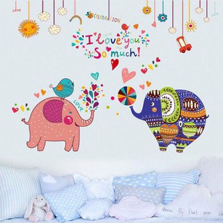 decal vợ chồng nhà voi
