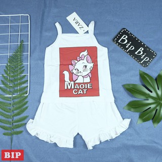 [ Lấy tương tác - 100k 3 cái ] Bộ cotton 2 dây hình chú mèo xinh lung linh