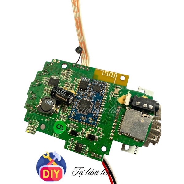 Mạch Khuếch Đại Công Suất Âm Thanh Có Bluetooth Mono Công Suất 6W Có Led RGB