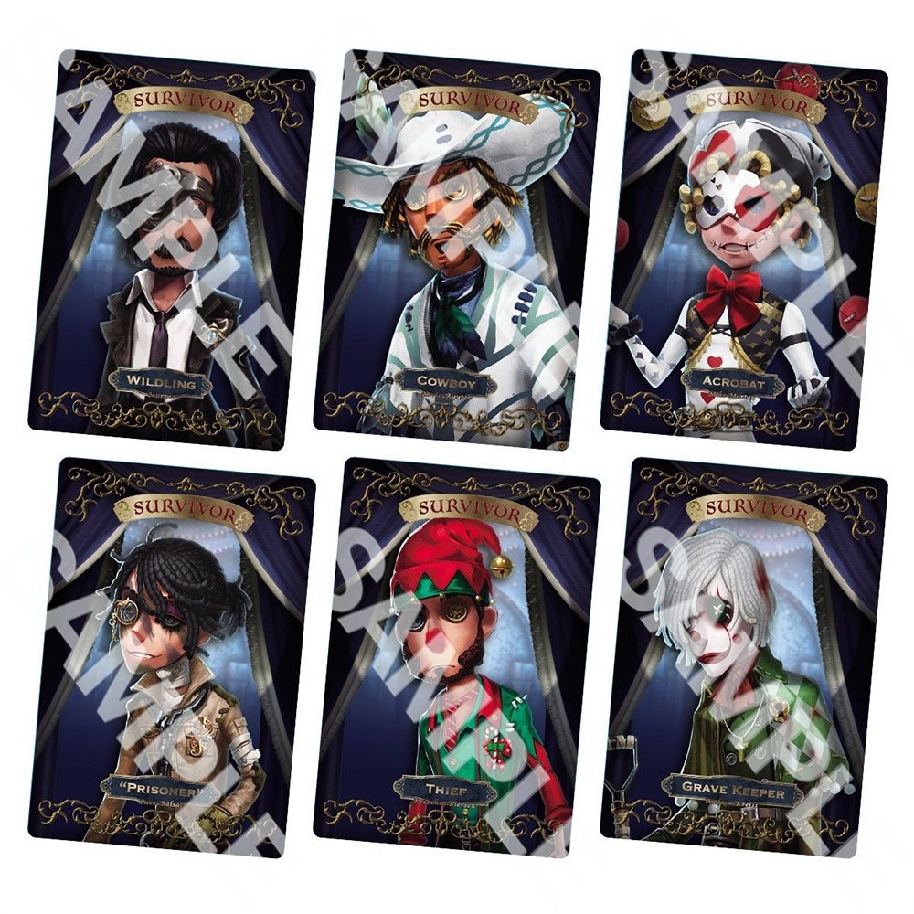 Ảnh card bo góc in hình nhân vật game IDENTITY V M1 anime chibi sưu tầm thẻ bo viền 5*8cm