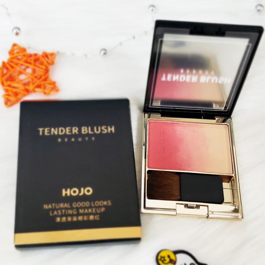 Má hồng HOJO TENDER BLUSH dạng loang, trang điểm tự nhiên kèm cọ | BigBuy360 - bigbuy360.vn