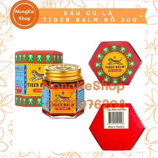(Thái 100%) Dầu cù là Tiger Balm đỏ 30g Thái Lan