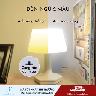 Đèn ngủ đầu giường/đèn bàn usb 2 loại ánh sáng tiện lợi wefine