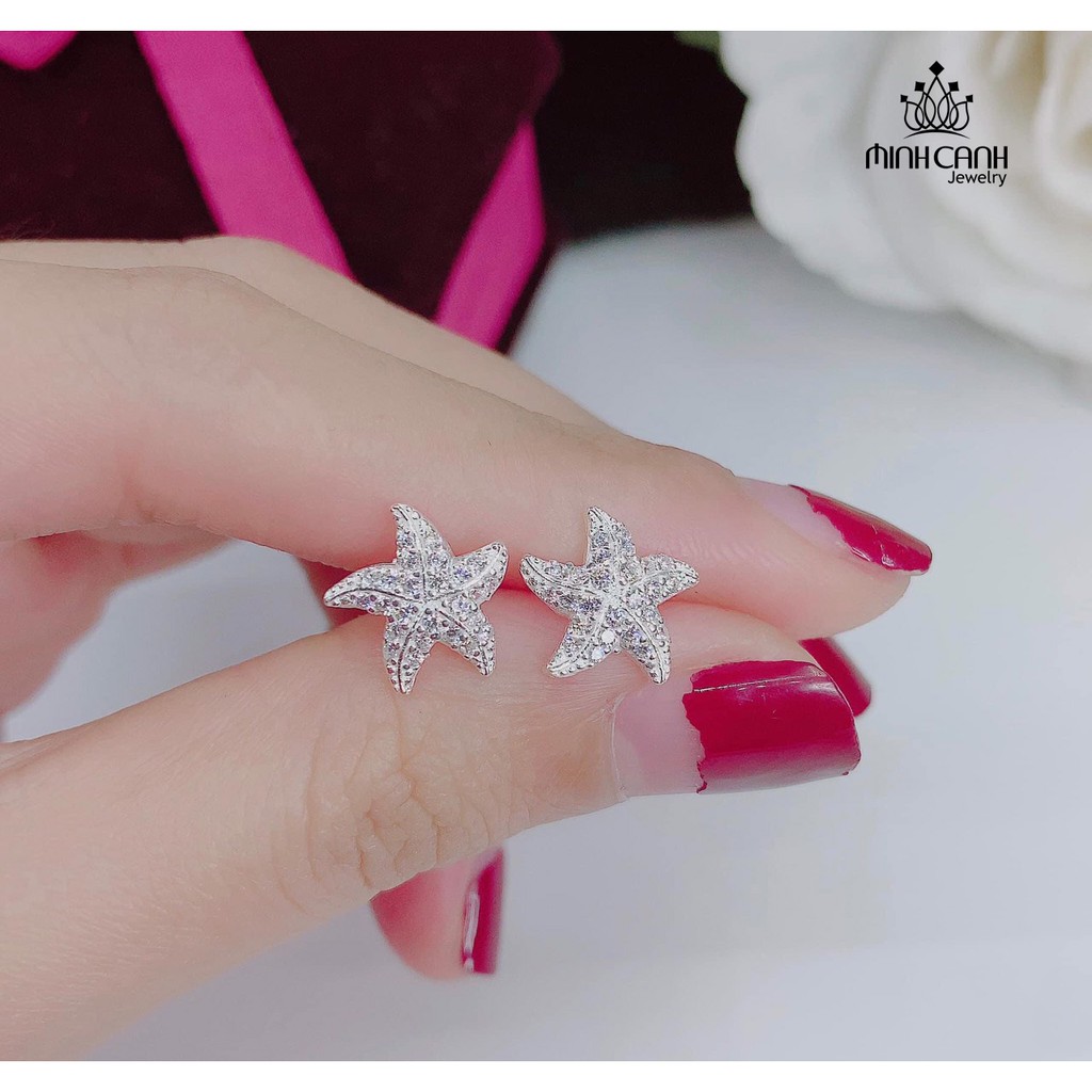 Khuyên Tai Sao Biển Bằng Bạc - Minh Canh Jewelry