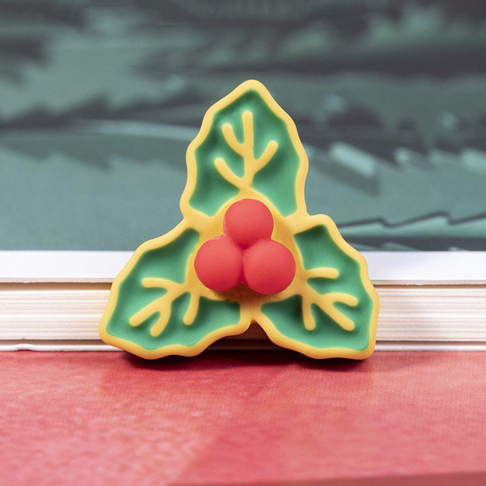 WATTLE 10Pcs/Set Christmas Small Pendant Craft Kit New Year Miniature Ornament Phone Case Decoration