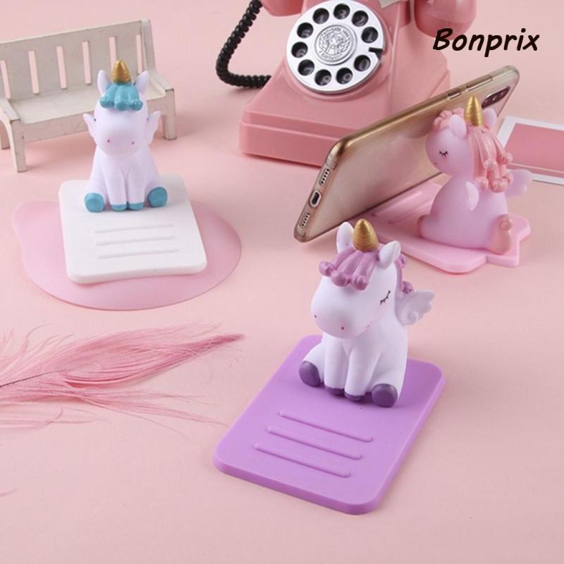 Giá Đỡ Điện Thoại Để Bàn Bằng Cao Su Màu Trắng Dễ Thương Cho Nữ