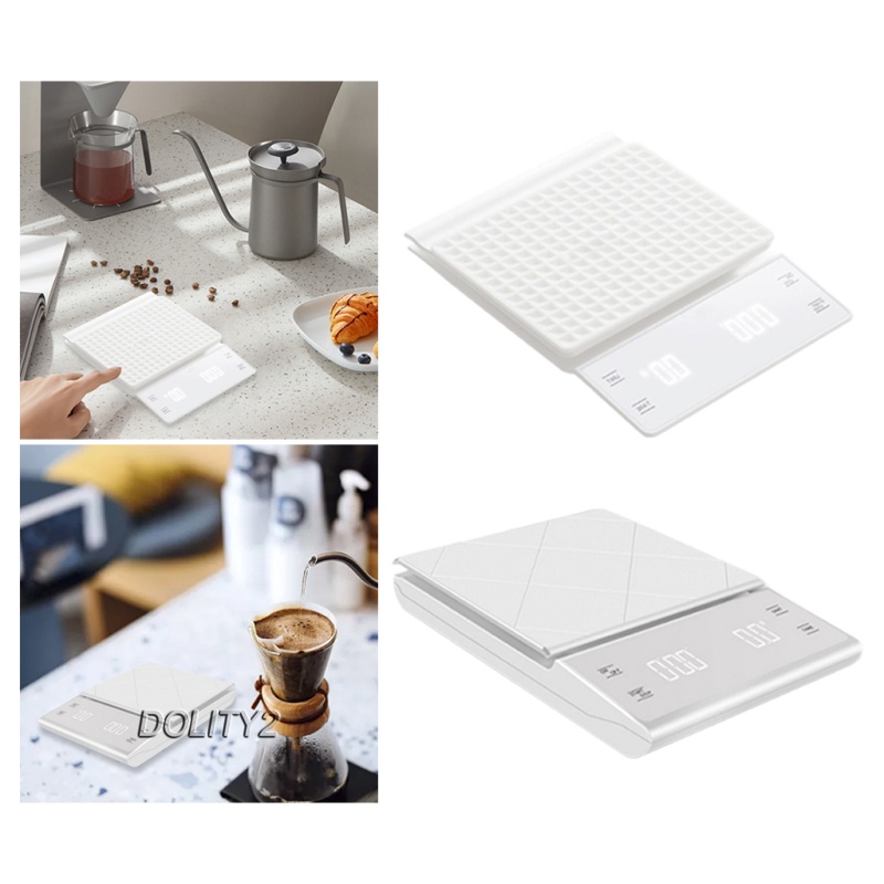 [Dolity2] Cân Cà Phê Nhỏ Giọt 3kg / 0.1g Độ Chính Xác Cao