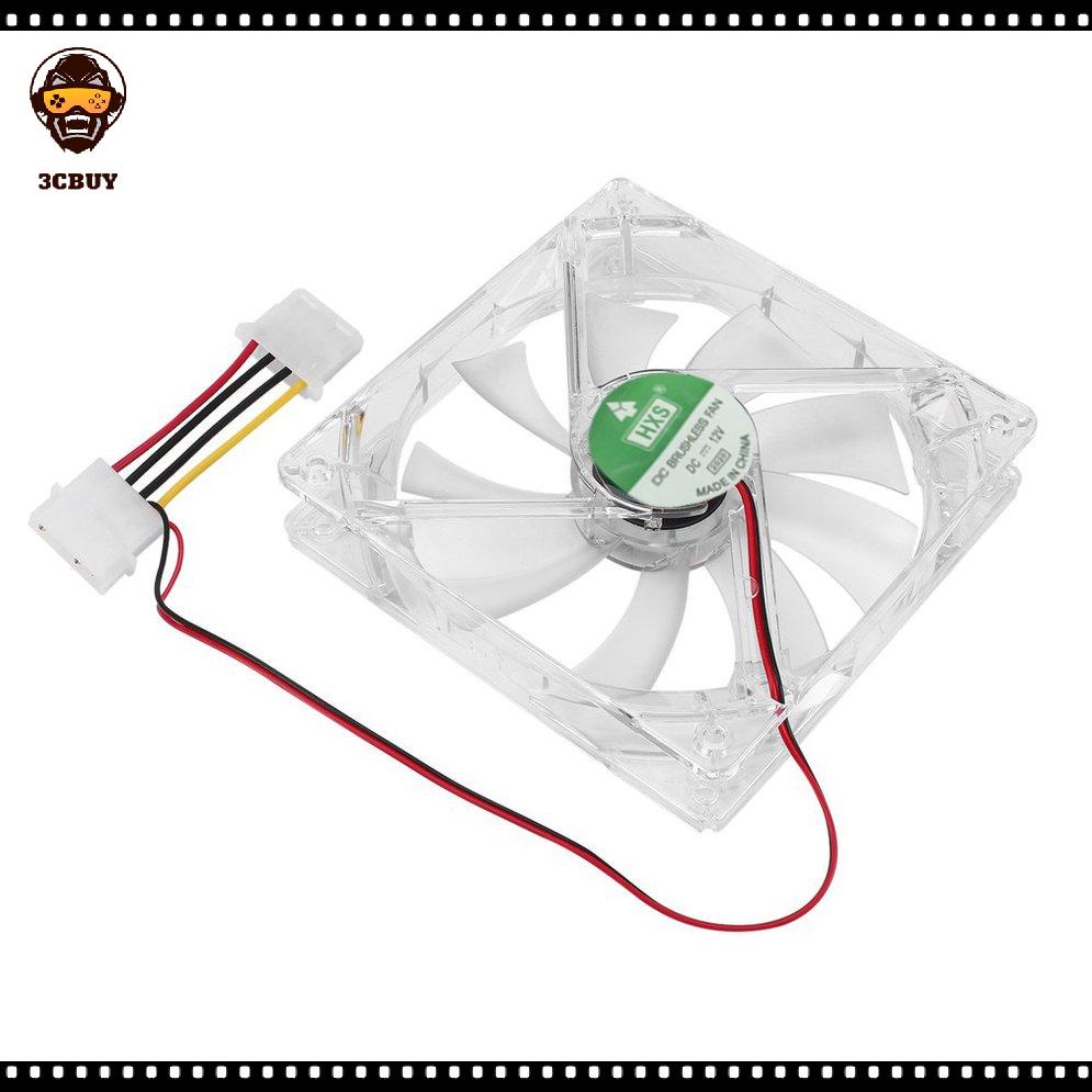 Quạt tản nhiệt 4 đèn LED 120mm 12V cho PC | BigBuy360 - bigbuy360.vn