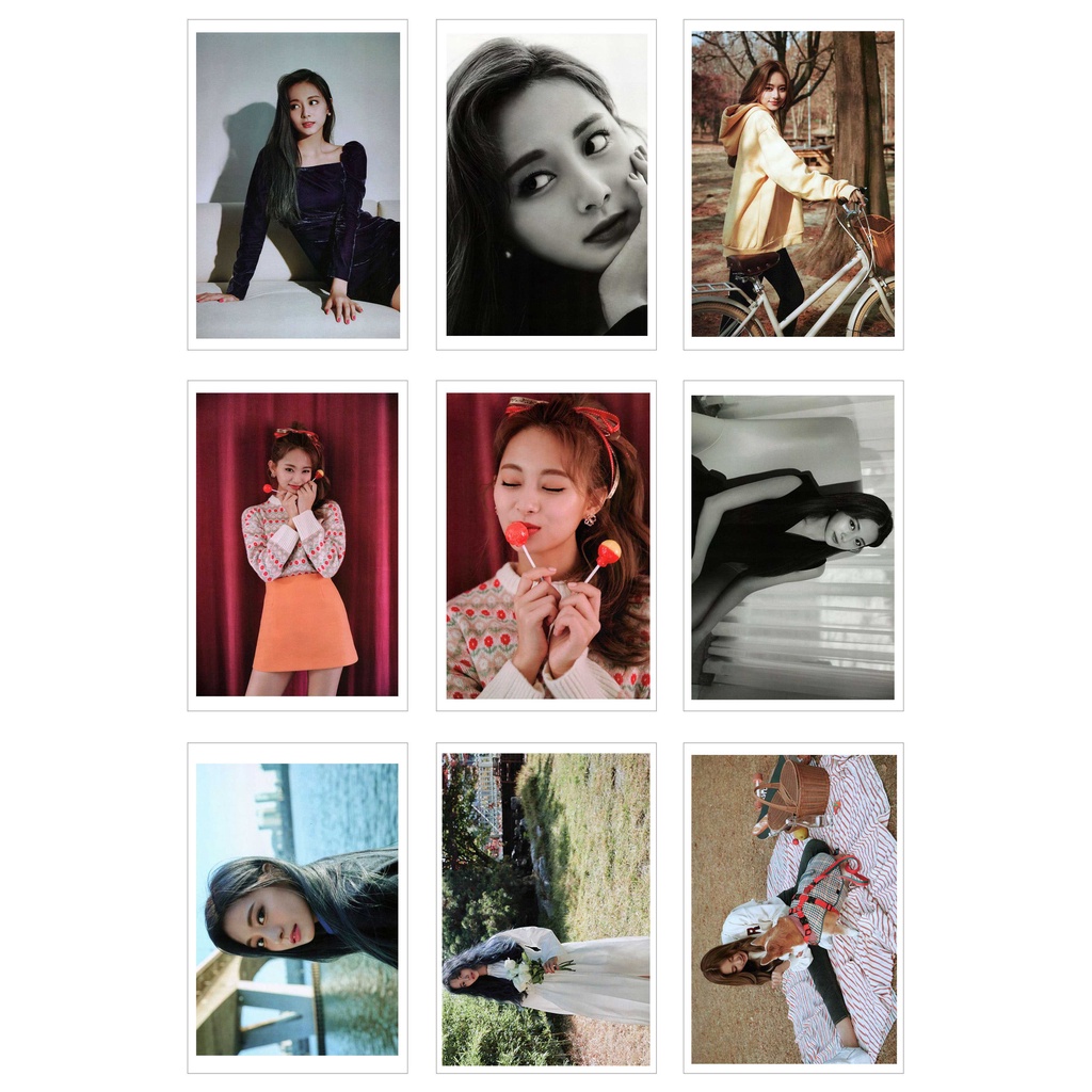Ép Lụa] Lomo Card 45 Ảnh TWICE - Yes, I am Tzuyu 1st Photobook