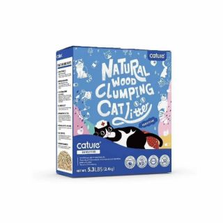 Cát vệ sinh cho mèo - cát gỗ cature 6l