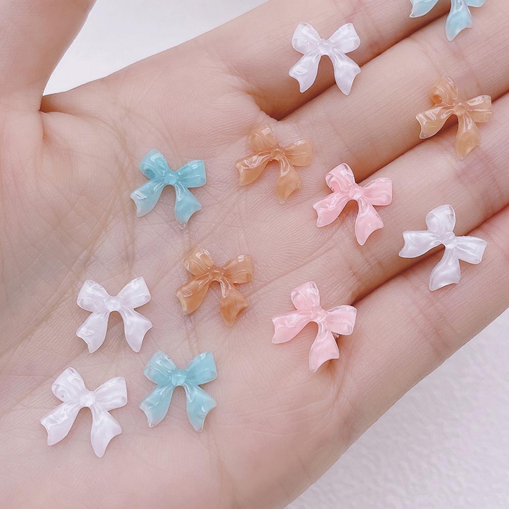 Phụ Kiện Trang Trí Móng Tay Hình Nơ / Gấu Cực Quang Kiểu Nhật Bản Độc Đáo DIY