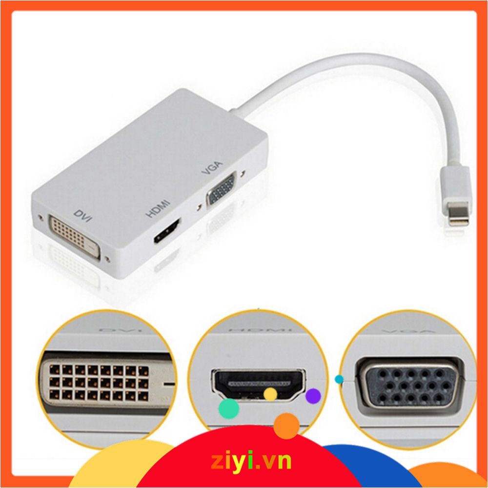 Bộ chuyển đổi cổng DP sang HDMI VGA DVI cho Microsoft Surface Pro 1 2 3